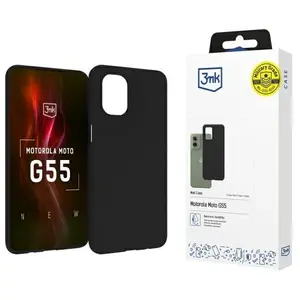 3MK Matt Case Motorola Moto G55 5G black