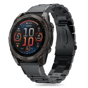 Strap for GARMIN FENIX 5 / 6 / 6 PRO / 7 / 8 / E (47MM) Tech-Protect Stainless black 5906302376964