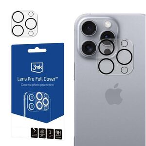 Tempered Glass for Camera IPHONE 16 / 16 PLUS 3mk Lens Protection Pro Full Cover 5903108588485