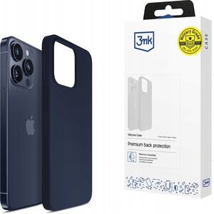 3MK Apple iPhone 15 Pro Max - 3mk Silicone Case Dark Navy 14113076 5903108583084