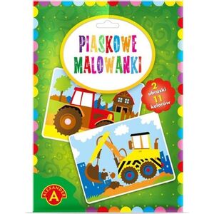 Alexander Piaskowe malowanki - Koparka i Traktor