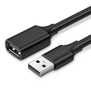 USB 2.0 extension cable UGREEN US103, 1.5m (black) 6957303813155