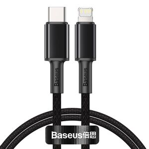 Baseus cable High Density PD USB-C - Lightning 1,0 m black 20W 6953156231917