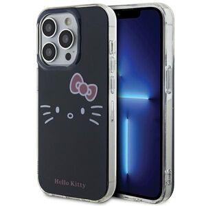 Hello Kitty case for iPhone 15 Pro Max 6,7&quot; black hardcase IML Kitty Face 3666339185060