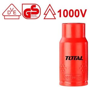 TOTAL ΚΑΡΥΔΑΚΙ ΕΞΑΓΩΝΟ 1/2" 19mm 1000V VDE (THIHAST12191) ως 12 Άτοκες Δόσεις