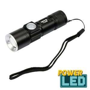 YATO ΦΑΚΟΣ CREE LED 5W USB ΕΠΑΝΑΦΟΡΤΙΖΟΜΕΝΟΣ YT-08569 94Χ27ΜΜ 20008569 εως 12 άτοκες δόσεις