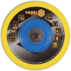 VOREL ΔΙΣΚΟΣ ΤΡΙΒΕΙΟΥ 150mm VOREL 81115 21181115 εως 12 άτοκες δόσεις