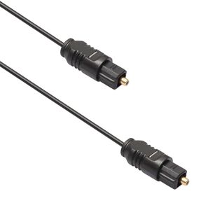 Optical audio cable DeTech, Toslink, 3.0m, Black - 18356