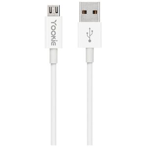 Kαλώδιο δεδομένων Yookie CB1, Micro USB, 3.0m, λευκό - 40149