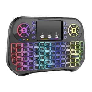 Mini keyboard No brand I10, USB 2.4GHz, Bluetooth, Touchpad, Black - 13056 έως 12 άτοκες Δόσεις