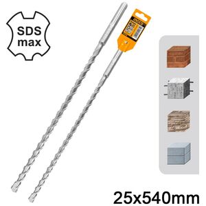 Ingco Τρυπάνι sds max 25x540mm Dbh1242505 έως 12 Άτοκες Δόσεις