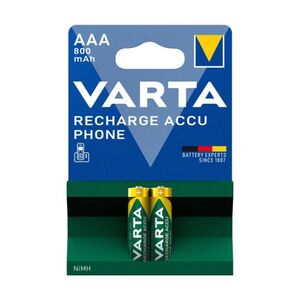 Μπαταρία Επαναφορτιζόμενη Varta AAA 800mAh NiMH Phone Power (2 τεμ.) 4008496330867 4008496330867 έως και 12 άτοκες δόσεις