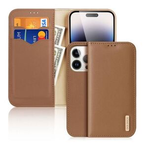 Θήκη Δερμάτινη Dux Ducis Hivo RFID Wallet Apple iPhone 15 Pro Καφέ 6934913025543 6934913025543 έως και 12 άτοκες δόσεις