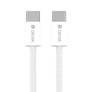 Καλώδιο Σύνδεσης USB 2.0 Devia EC325 Braided USB C σε USB C PD 60W 1m Smart Λευκό 6938595399381 6938595399381 έως και 12 άτοκες δόσεις