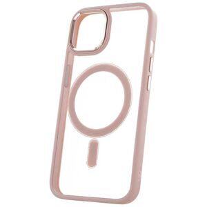 Satin Clear Mag case for iPhone 14 Pro 6,1&quot; pink