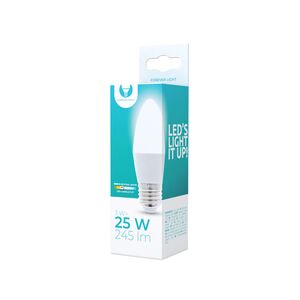 LED Bulb E27 C37 3W 230V 4500K 245lm Forever Light 5900495832580