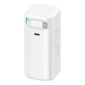 USAMS Baterie Externa 18000mAh USB-C PD45W cu Cablu Type-C - Usams (US-CD216) - White 6958444907628 έως 12 άτοκες Δόσεις