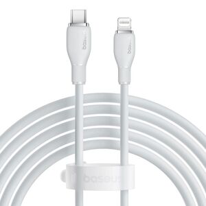 Data cable Baseus Pudding, Type-C - Lightning, 20W, 2.0m, White - 40434 έως 12 άτοκες Δόσεις