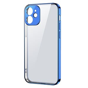 Joyroom New Beauty Series ultra thin case with electroplated frame for iPhone 12 Pro Max dark-blue (JR-BP744)