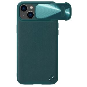 Nillkin CamShield Leather S Case iPhone 14 case cover with camera cover green