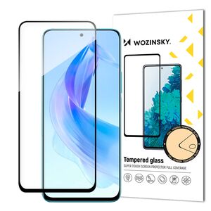 Durable Wozinsky Full Glue tempered glass for Honor 90 Lite/X50i, full screen with frame - black