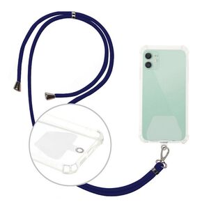 Universal neck strap for phones navy blue 5900495928283