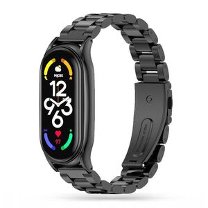 Strap for XIAOMI MI BAND 7 Tech-Protect Stainless black 9589046923494