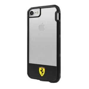 Original Case IPHONE SE 2022 / SE 2020 / 7 / 8 Ferrari Hardcase (FEHCP7BISBK) transparent 3700740394106