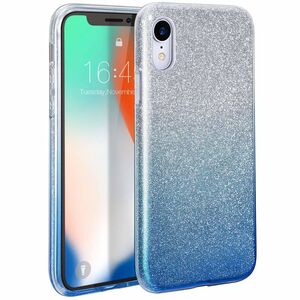 Case IPHONE 14 PLUS Glitter silver & blue 5904161130512