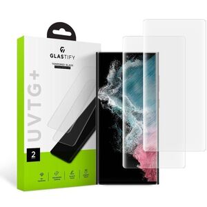 Tempered Glass 5D UV SAMSUNG GALAXY S23 ULTRA Glastify UVTG+ 2-Pack Clear 9490713929636