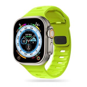 Strap for APPLE WATCH 4 / 5 / 6 / 7 / 8 / SE (38 / 40 / 41 MM) Tech-Protect Iconband Line lime 9490713936894