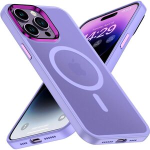 Case APPLE IPHONE 15 PRO MAX Matt MagSafe purple 5904161142805