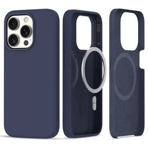 Case APPLE IPHONE 15 PRO MAX Tech-Protect Silicone MagSafe Navy 9319456606690