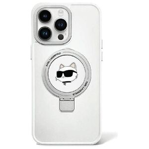 Karl Lagerfeld case for iPhone 15 Pro 6,1&quot; KLHMP15LHMRSCHH white HC Magsafe Ringstand CH 3666339168650