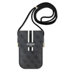 Guess bag for phone GUOWBP4RPSK black Wallet 4G Stripes 3666339132200