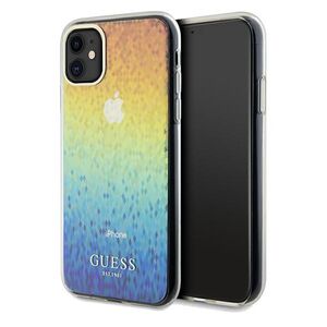 Guess case for  iPhone 11 GUHCN61HDECMI HC IML FACETED MIRROR DISCO IRIDESCENT 3666339172213