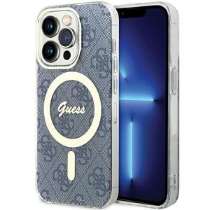 Guess IML 4G MagSafe case for iPhone 15 Pro - blue