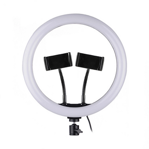 LED Ring light No brand M33, 33cm, 25W, Dual bracket, Black - 40125 έως 12 άτοκες Δόσεις