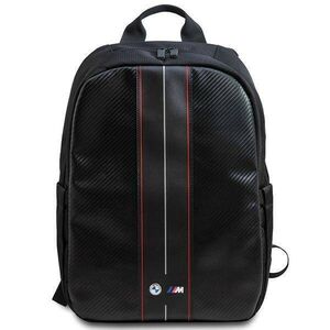 Backpack LAPTOP 15" BMW Carbon Red Stripes (BMBP15COMSCAKR) black 3666339239565