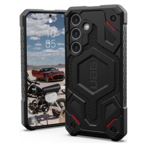 UAG Monarch Pro case for Samsung Galaxy S24 with magnetic module - black kevlar