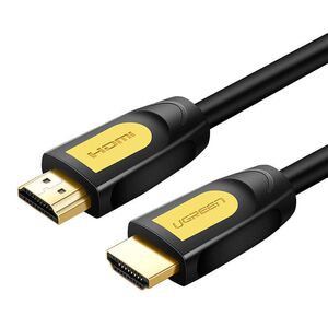 Cable HDMI 2.0 UGREEN HD101, 4K 60Hz, 0,75m (Black and Yellow) 6957303811519