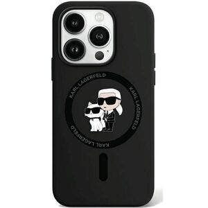 Original Case APPLE IPHONE 15 PRO Karl Lagerfeld Hardcase Silicone Karl & Choupette Magsafe (KLHMP15LSCMKCRHK) 3666339254063