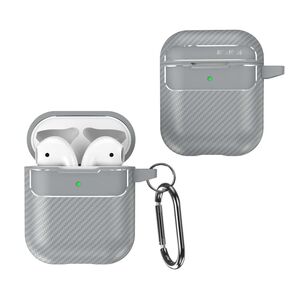 Carbon case for Airpods / Airpods 2 grey 5907457770089