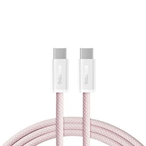 Baseus Type-C to Type-C Cable, Fast Charging 100W, 480Mbps, 1m - Baseus Dynamic 3 Series (P10367000411-00) - Pink 6932172651640 έως 12 άτοκες Δόσεις