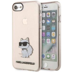 Original Case IPHONE SE 2022 / SE 2020 / 7 / 8 Karl Lagerfeld Hardcase Ikonik Choupette (KLHCI8HNCHTCP) pink 3666339118846