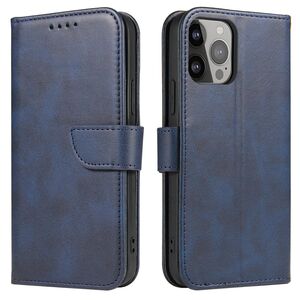 Magnet Case for Samsung S24 Plus with flap and wallet - blue