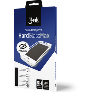 Tempered Glass 5D IPHONE 13 PRO MAX 3MK Hard Glass Max Privacy black 5903108444422