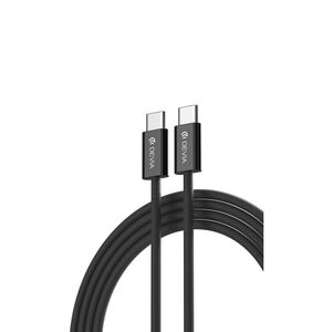 Devia cable Smart EC325 PD USB-C - USB-C 1,0 m 60W 3A black DVCB-106154 86701 έως 12 άτοκες Δόσεις
