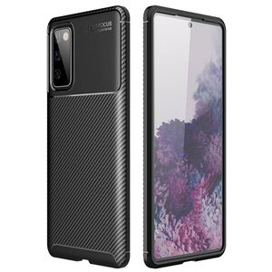 Apple iPhone 13 Pro Max (6.7) Carbon Fiber ütésálló szilikon tok fekete 5904161114369