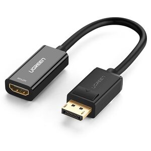 Ugreen Cable Cable from DisplayPort (Male) to HDMI (Female) (Unidirectional) 1080P 60Hz 12bit Black (40362)